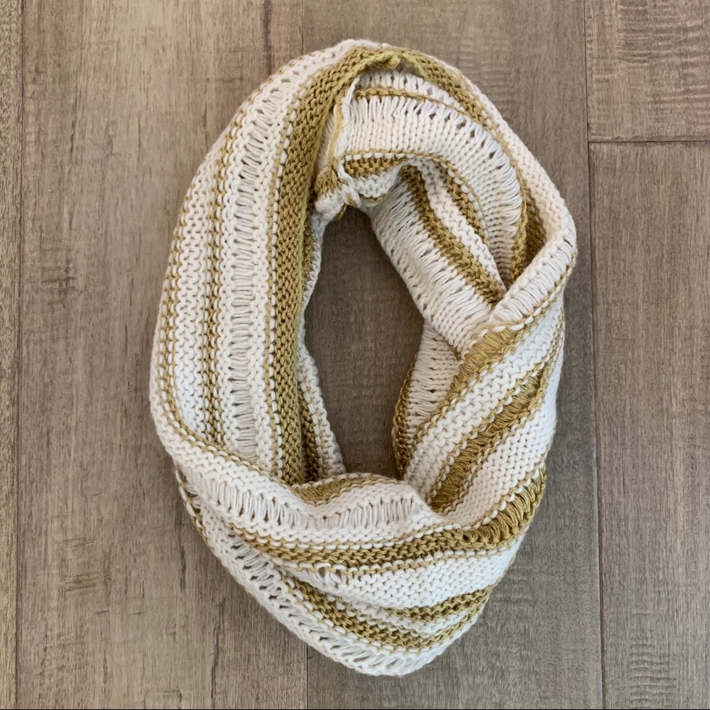 Striped Cowl Scarf